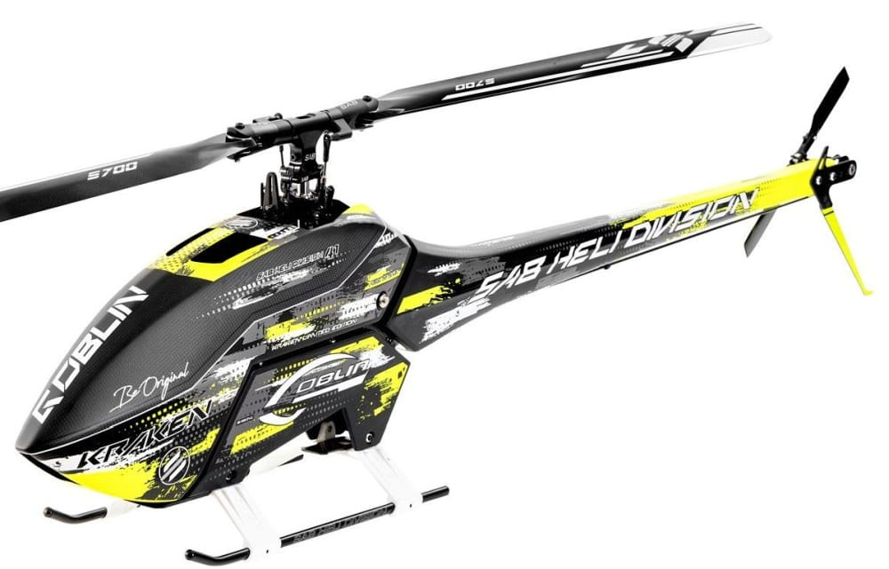 SAB Goblin Kraken 700-S Helicopter with Raw transmission 